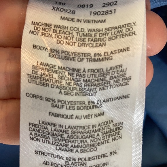 Columbia half zip pullover. Blue size small - Picture 4 of 4